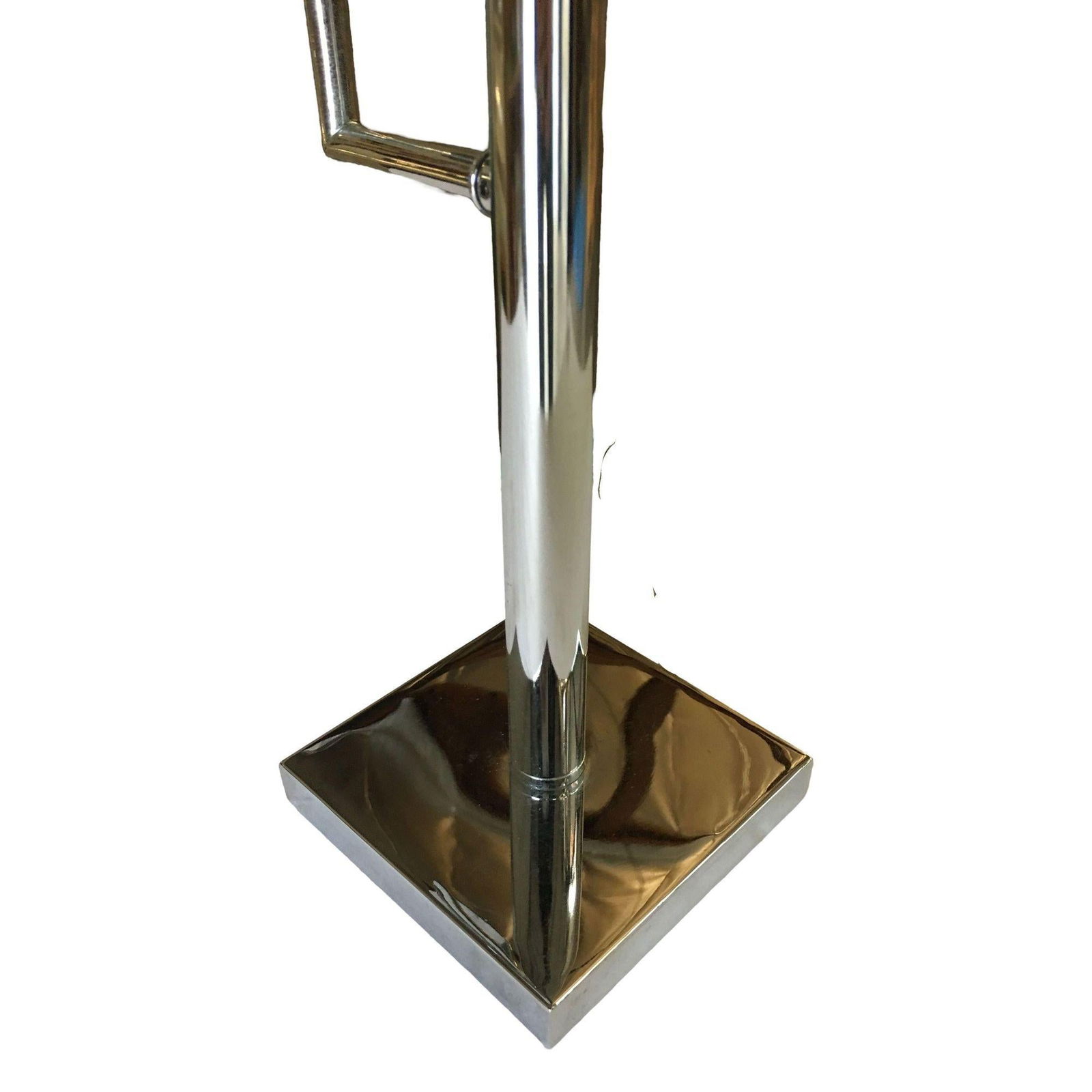 Modernist Twin Cylinder Chrome Table Lamp - 6