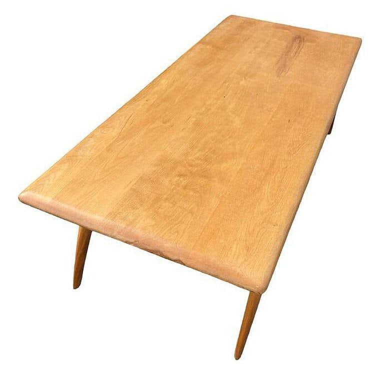 1953 Modernist Blond Birch "M795G" Coffee Table by Heywood Wakefield - 12