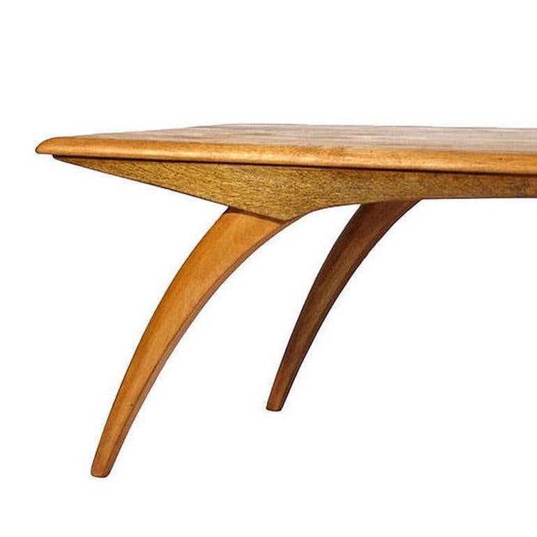 1953 Modernist Blond Birch "M795G" Coffee Table by Heywood Wakefield - 3