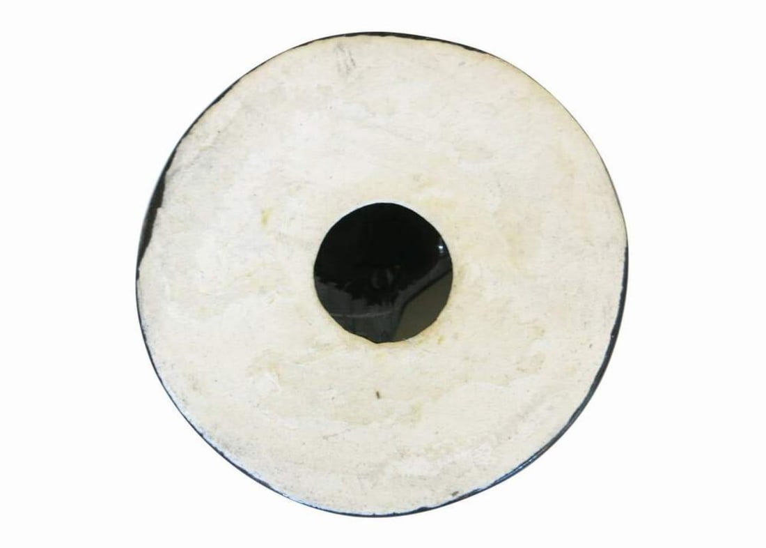 Mid-century Ceramic Black & Gold Plaster Aquatic Angelfish Wall Art, Set of 4 - 8