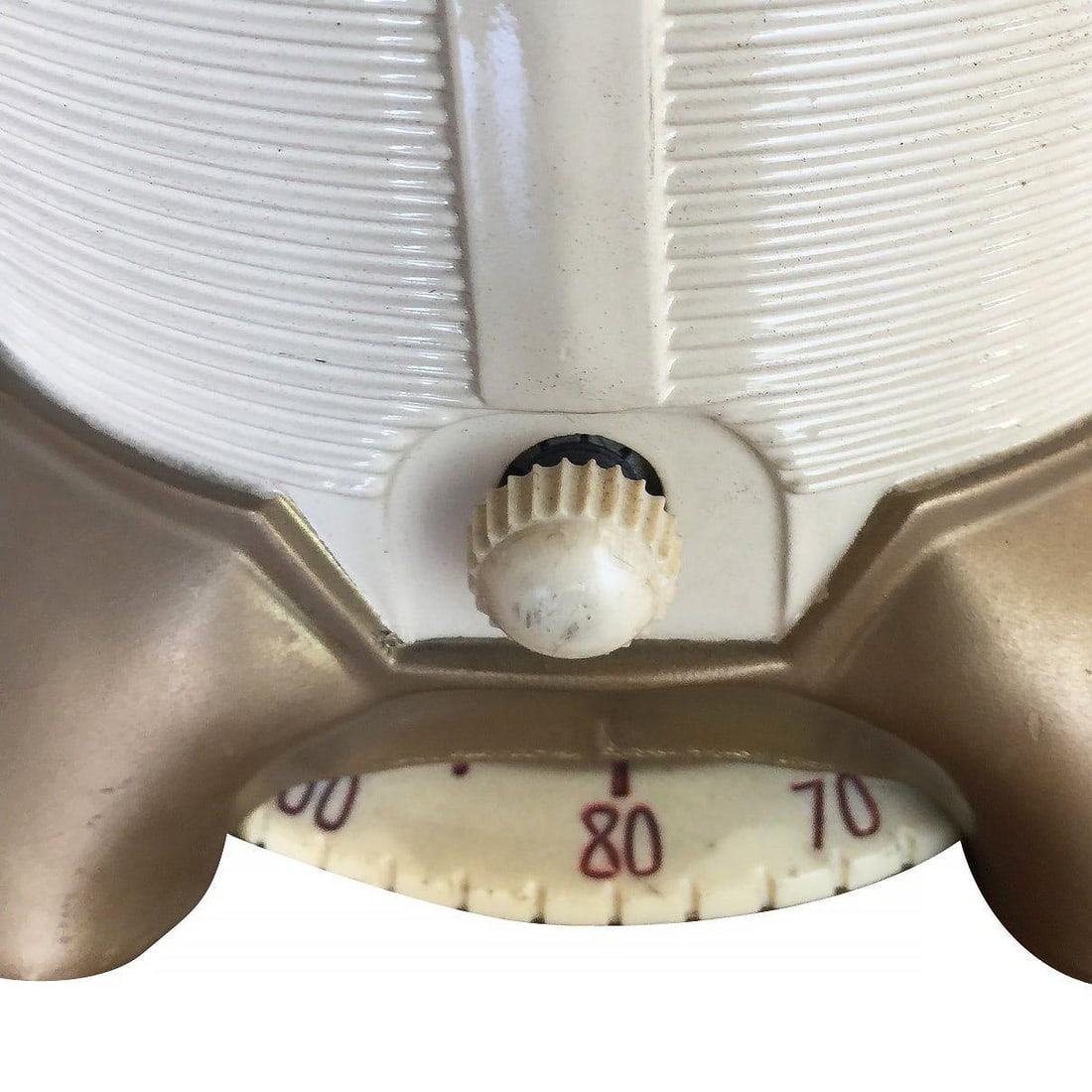 Mitchell "Lumitone" Streamline Art Deco Bakelite AM Radio Table Lamp, 1941 - 6