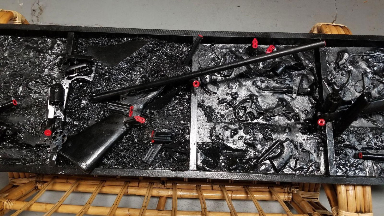 Abstract Artography Mixed Media Wall Sculpture by Pasqual Bettio - 10