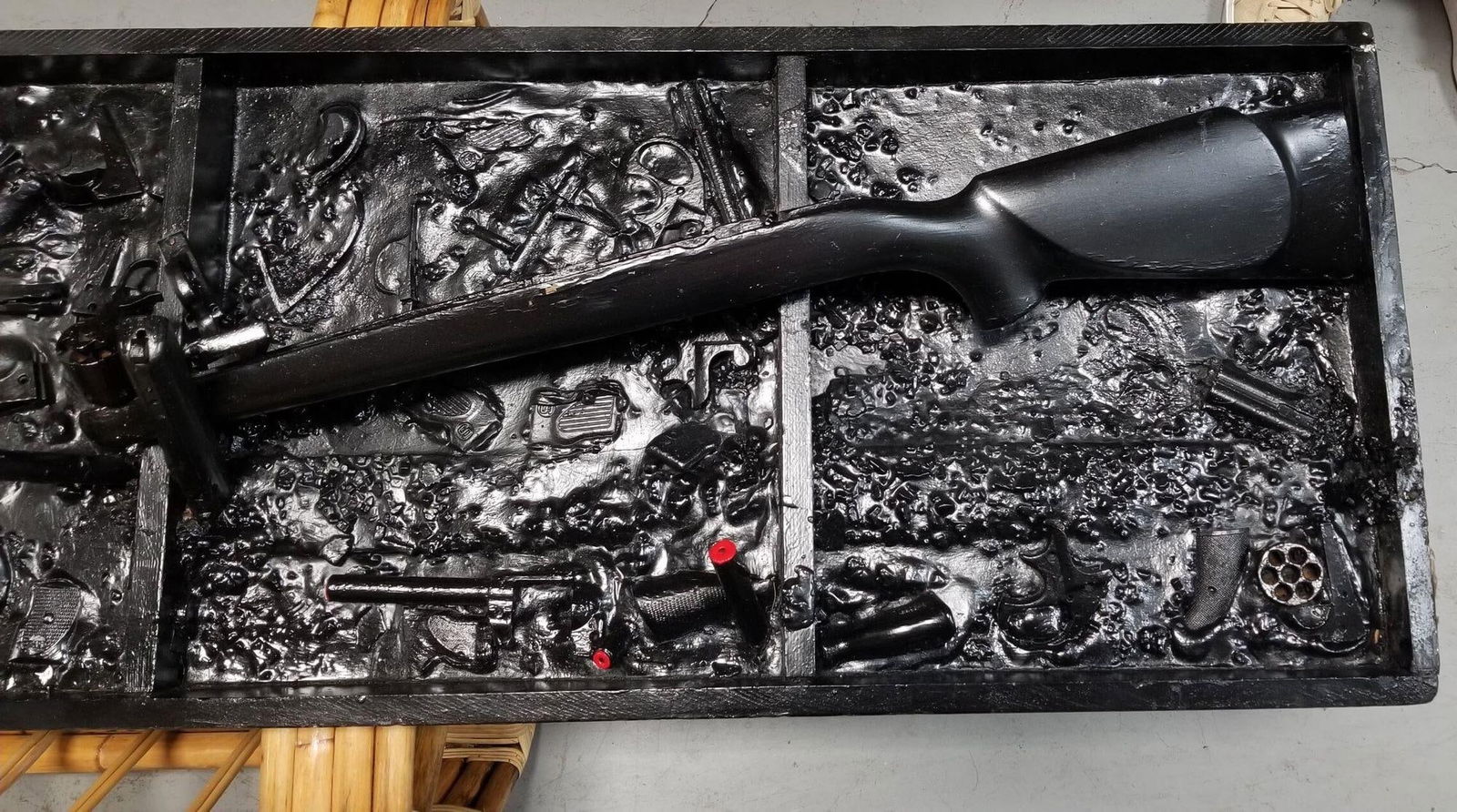 Abstract Artography Mixed Media Wall Sculpture by Pasqual Bettio - 11