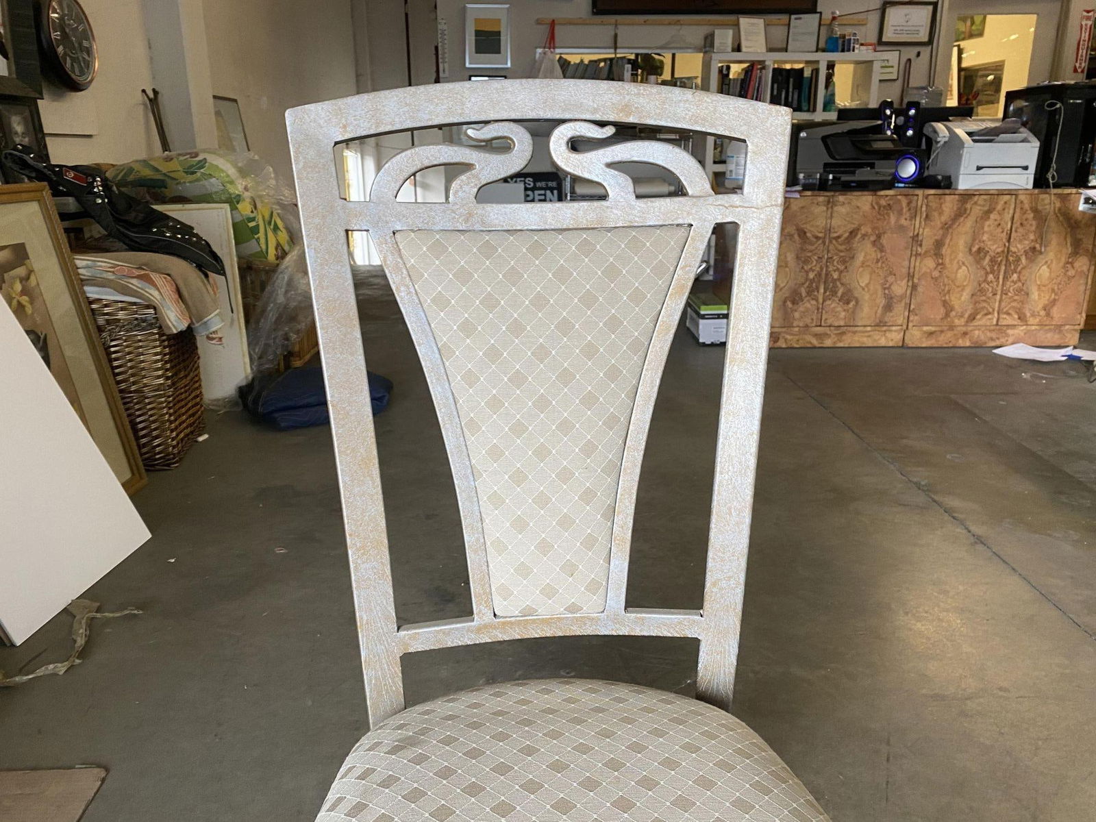 High Style Formal Dinning Steel Side Chair, Set of 4 - 3