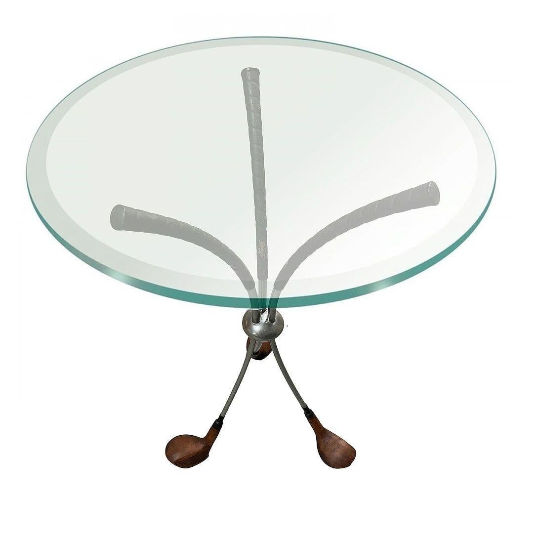 Mid Century Modernist Golf club Side Table w/ Matching Chairs - 11