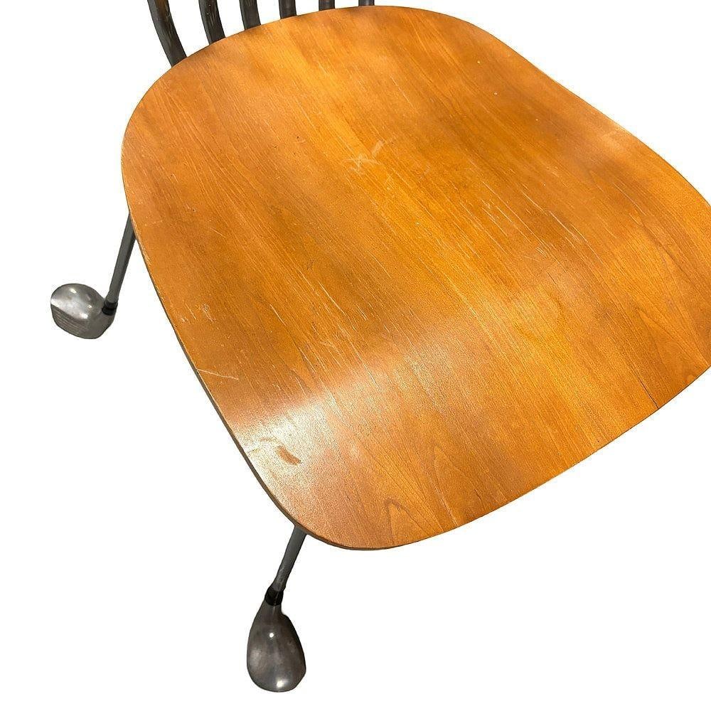 Mid Century Modernist Golf club Side Table w/ Matching Chairs - 9