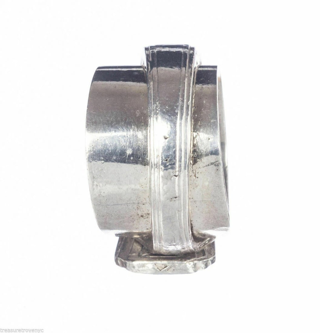 Sterling Silver Butter Knife Ring Silverware Alberto Juan - 4