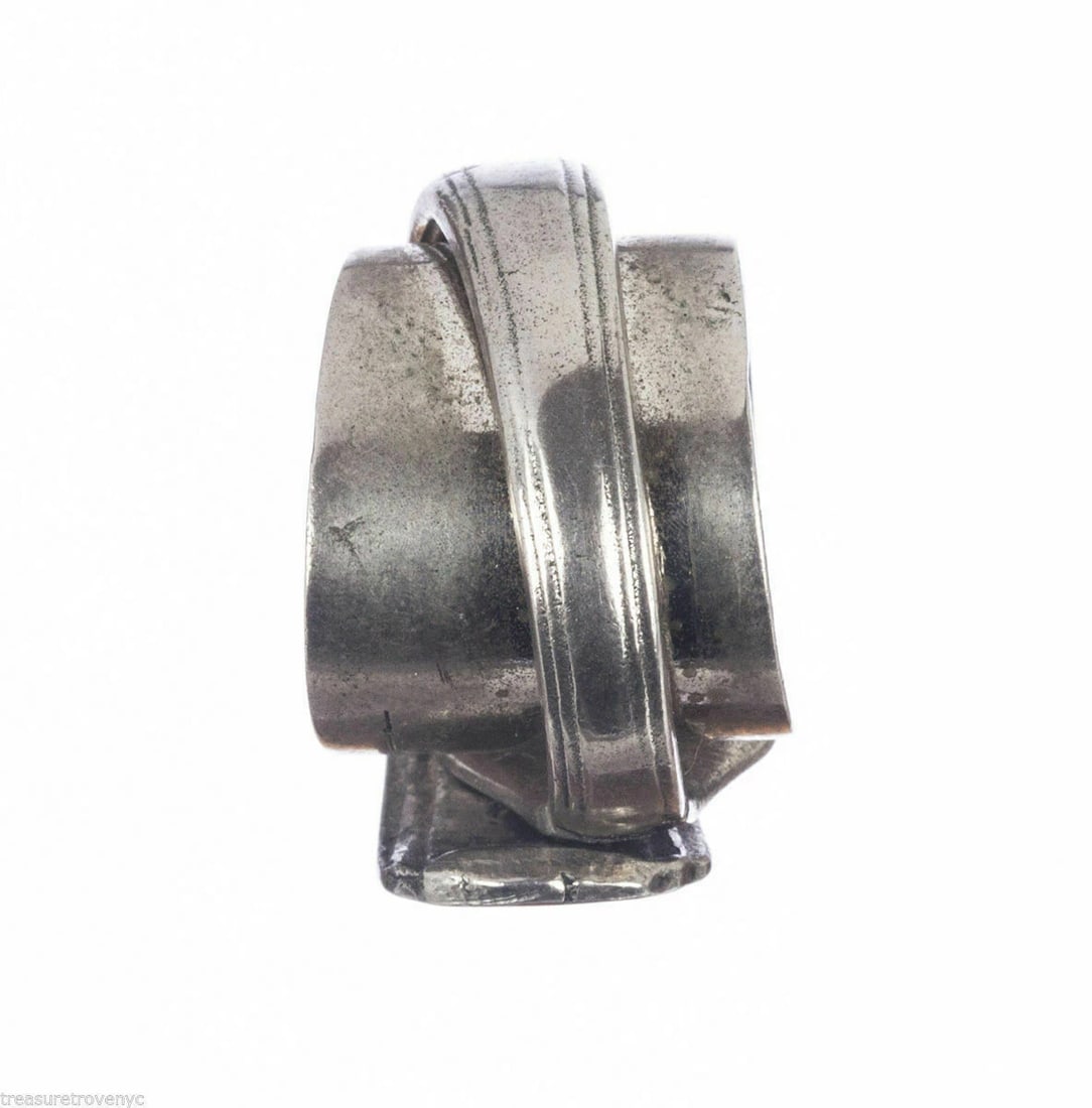 Sterling Silver Butter Knife Ring Silverware Alberto Juan - 9