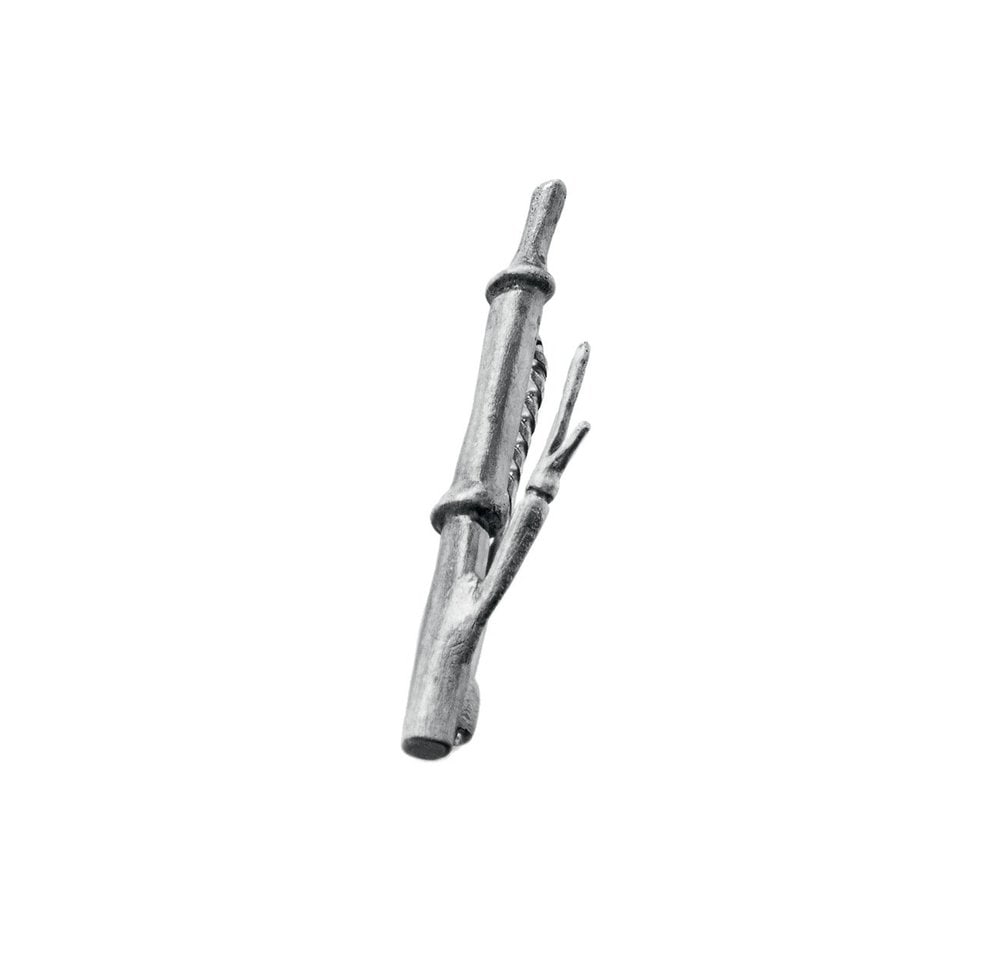 Bamboo Brooch in Silver - 6
