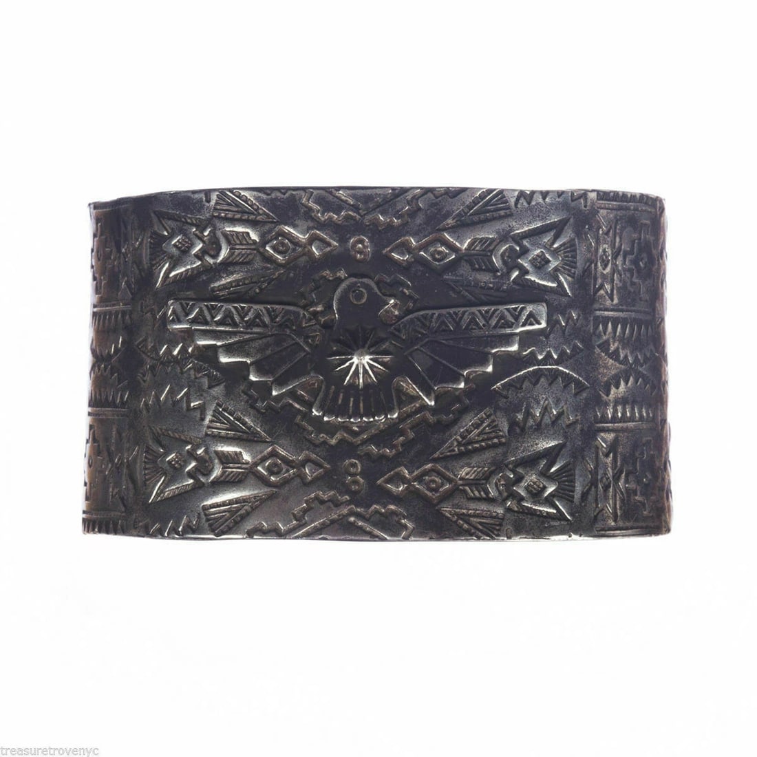 Tribal Sterling Silver Inspired Cuff Bracelet Alberto Juan - 2