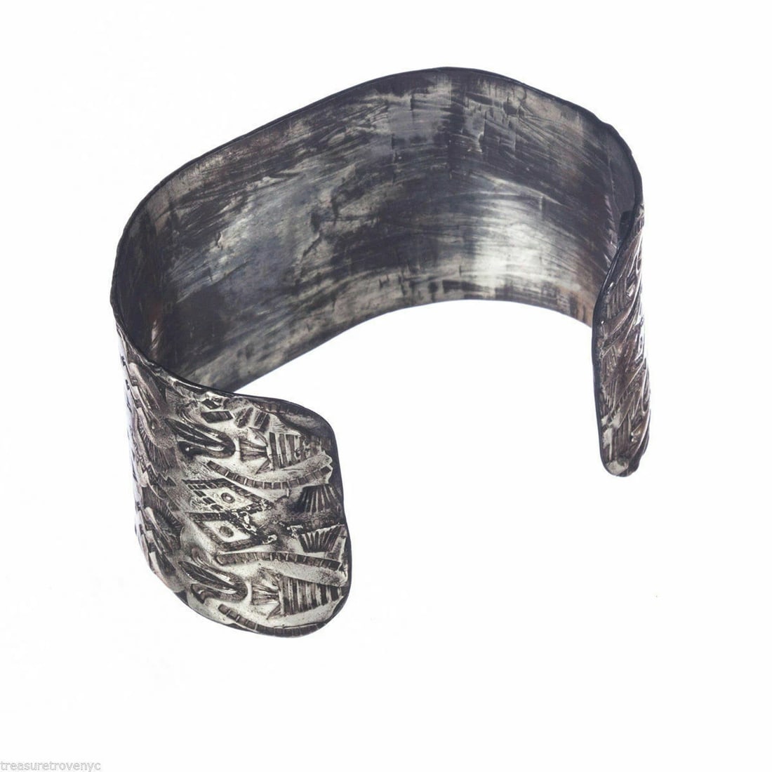 Tribal Sterling Silver Inspired Cuff Bracelet Alberto Juan - 5