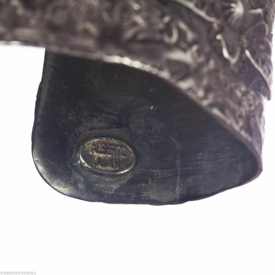 Tribal Sterling Silver Inspired Cuff Bracelet Alberto Juan - 6