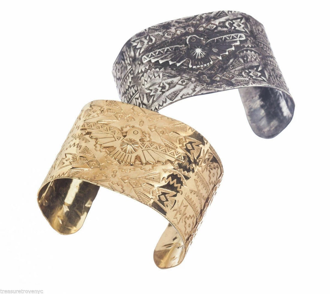 Tribal Sterling Silver Inspired Cuff Bracelet Alberto Juan - 7