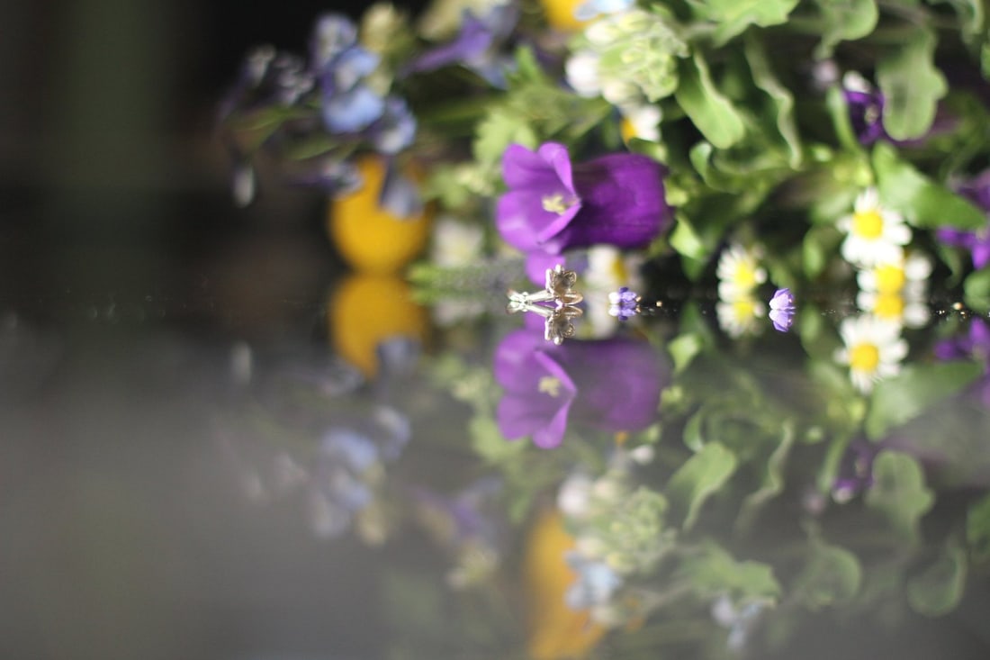 Sterling Silver Bindweed Pendant - 7