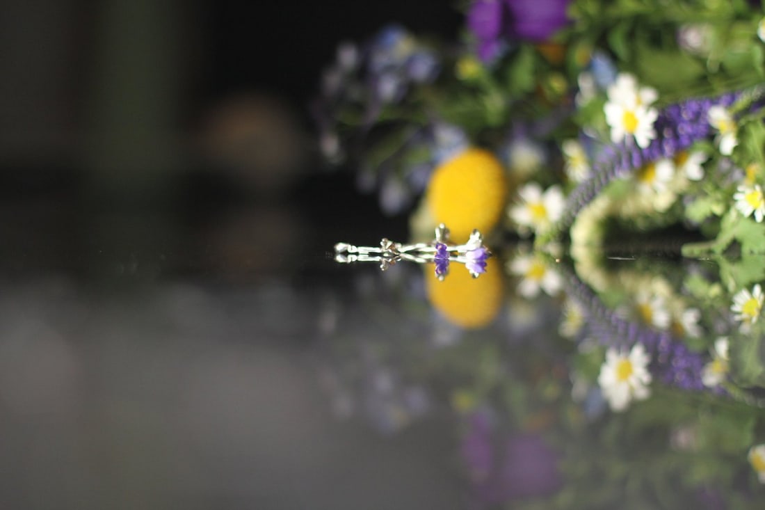 Sterling Silver Bindweed Pendant - 8