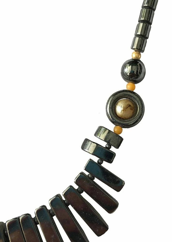 New Black Hemanite Necklace - 3