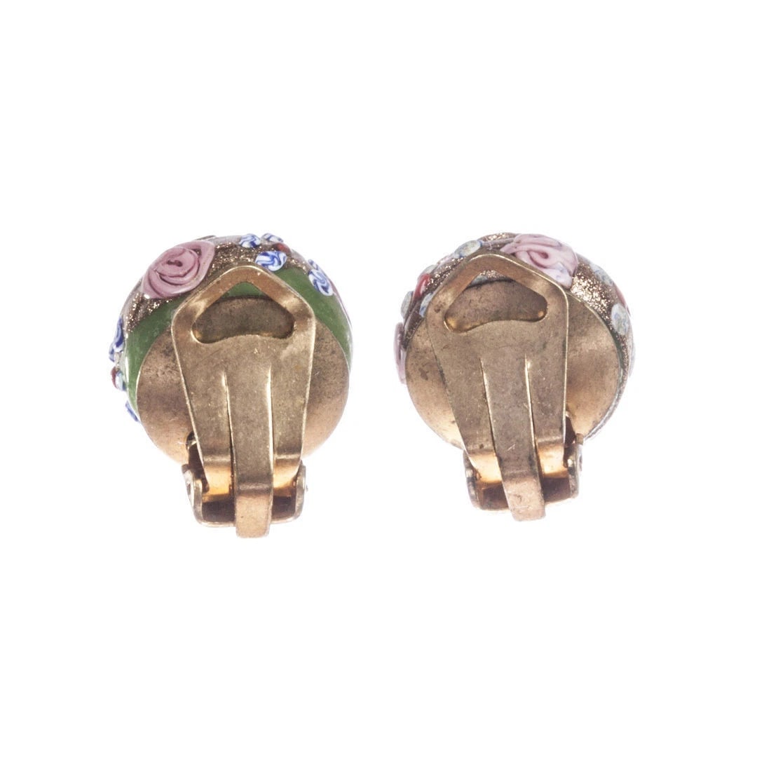 Venetian Cake Glass Earrings - 5