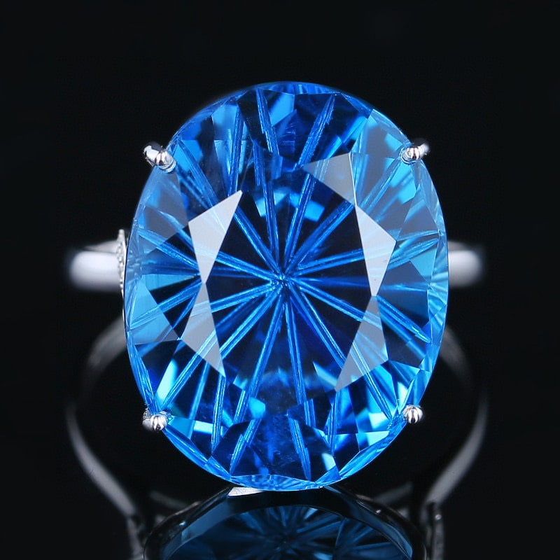 14K GOLD 20.38 CTW NATURAL TOPAZ & DIAMOND RING: Title:14K GOLD 20.38 CTW NATURAL TOPAZ & DIAMOND RINGDescription:Ref:230528639Gold Content:14K GoldRing Size:7.25USMain Gemstone:TopazNumber of stones:1Shape:OvalCarat Weight:20.34ct