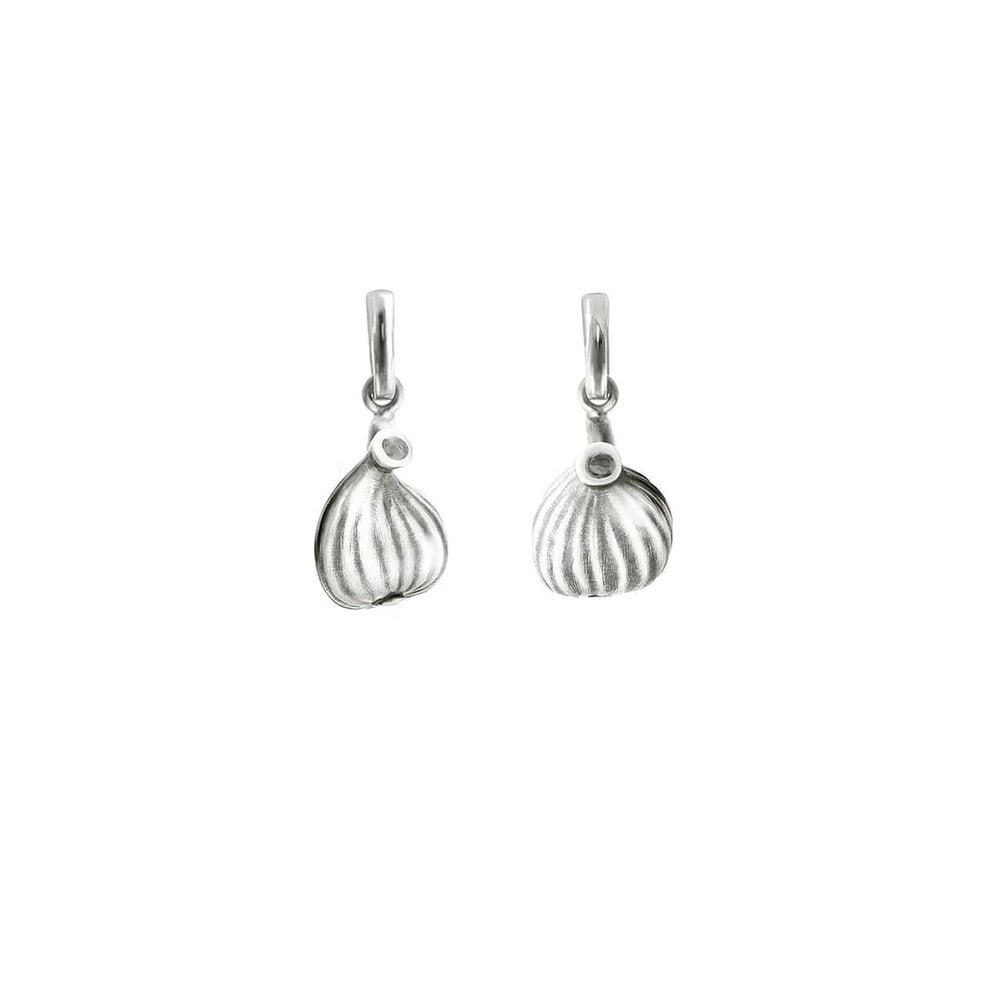 Designer Fig Sterling Silver Clip-on Earrings - 3