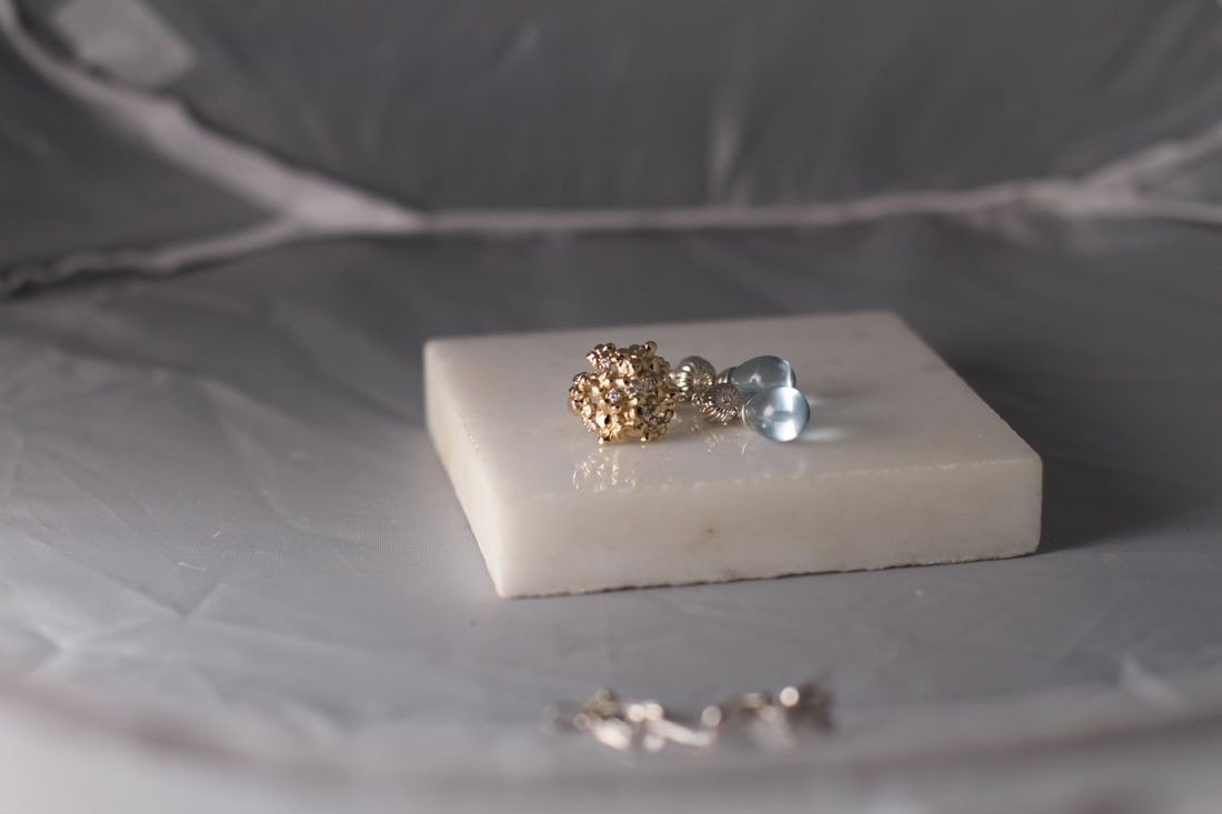 Designer Fig Sterling Silver Clip-on Earrings - 7