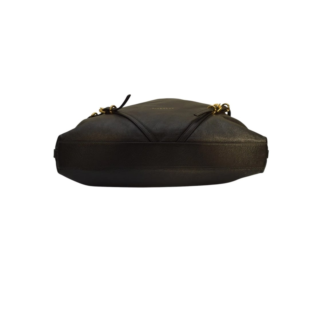 Givenchy Voyou Gold Chain Medium Black Grainy Leather Shoulder Tote Bag - 8