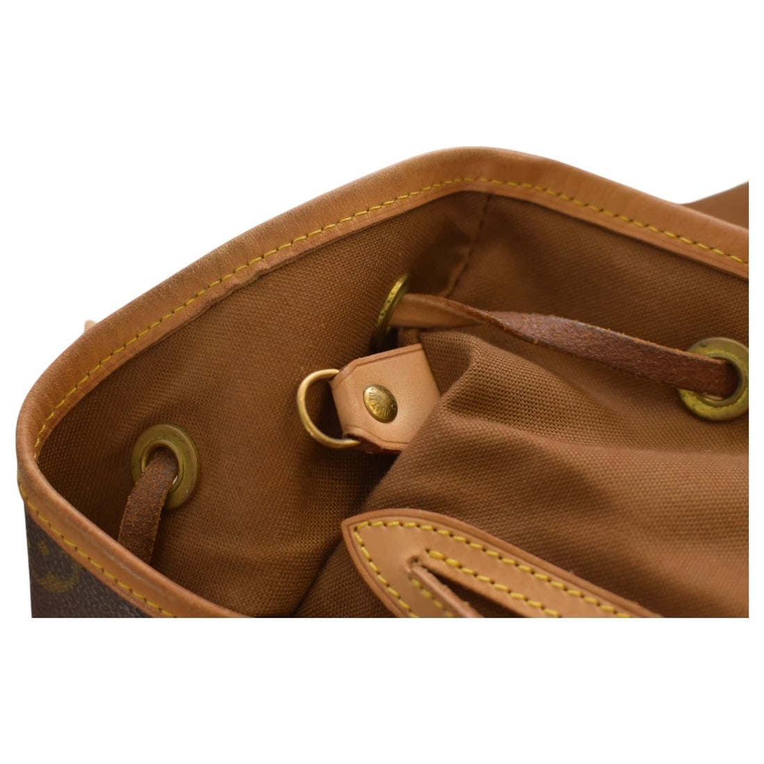 Louis Vuitton Monogram Montsouris Backpack in brown monogram canvas and natural - 16