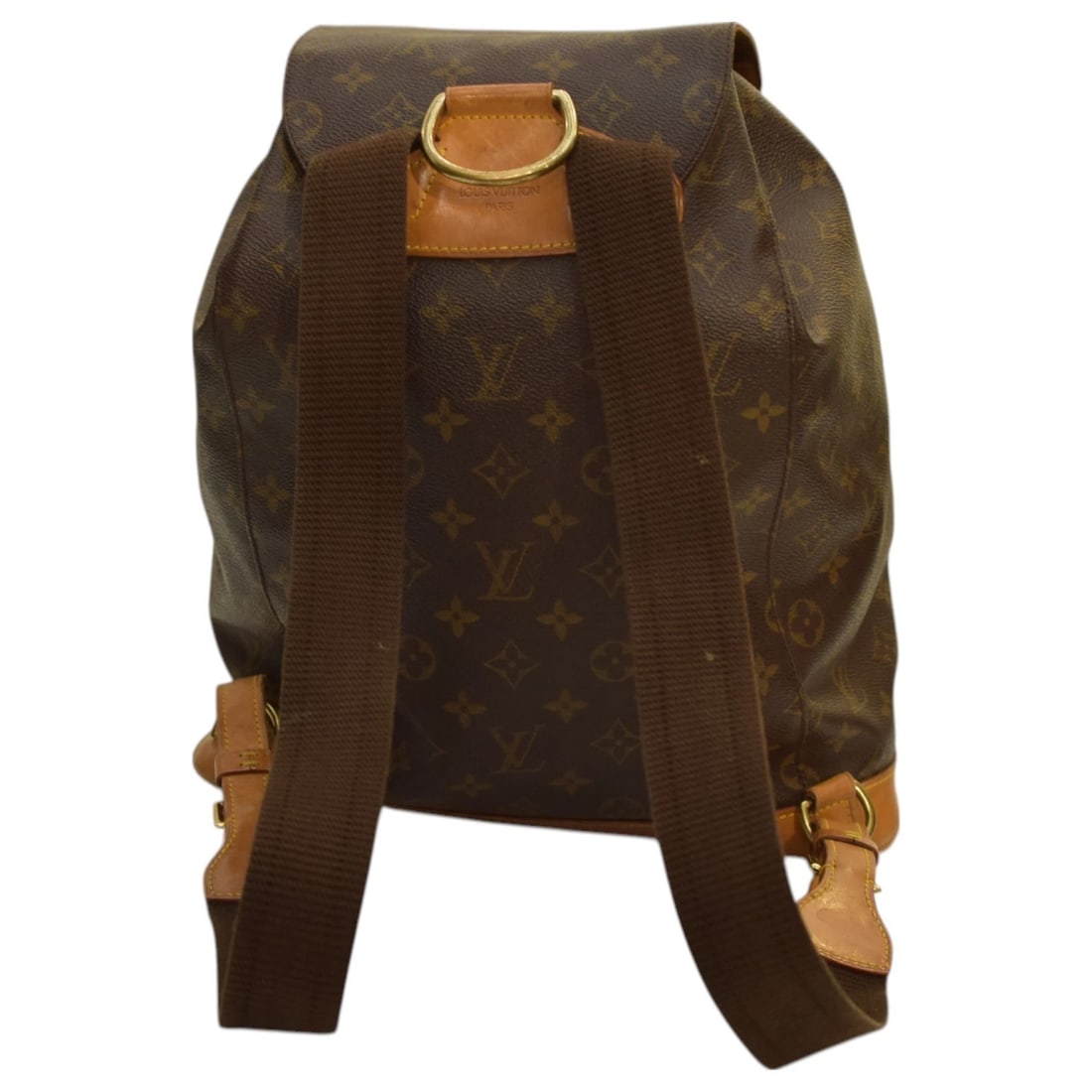 Louis Vuitton Monogram Montsouris Backpack in brown monogram canvas and natural - 2