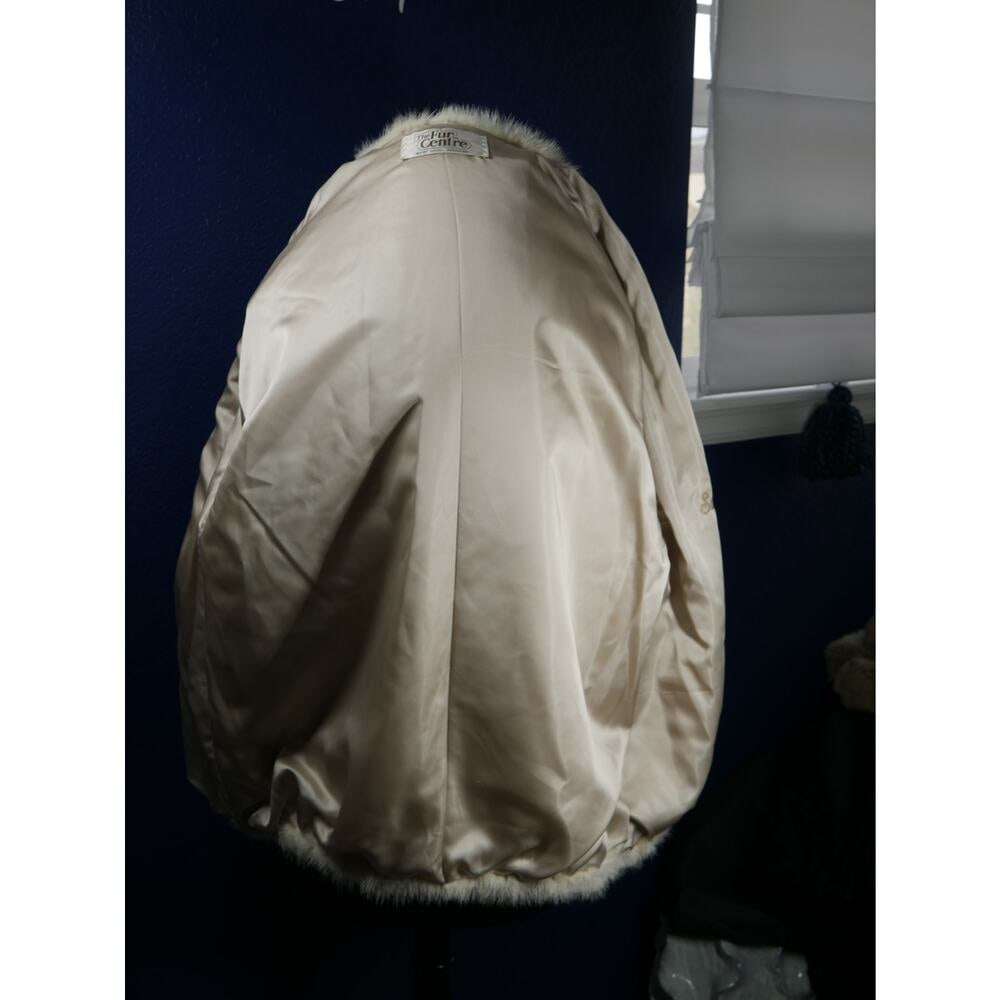 Gorgeous Blush & Pearl Mink & Fox Hooded Bomber Fur Coat Jacket - 7