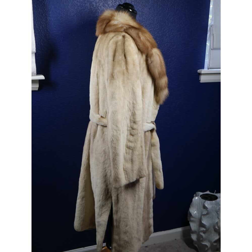 Stunning Laser Sheared Female Mink & Stone Marten Sable Fur Coat Jacket - 5