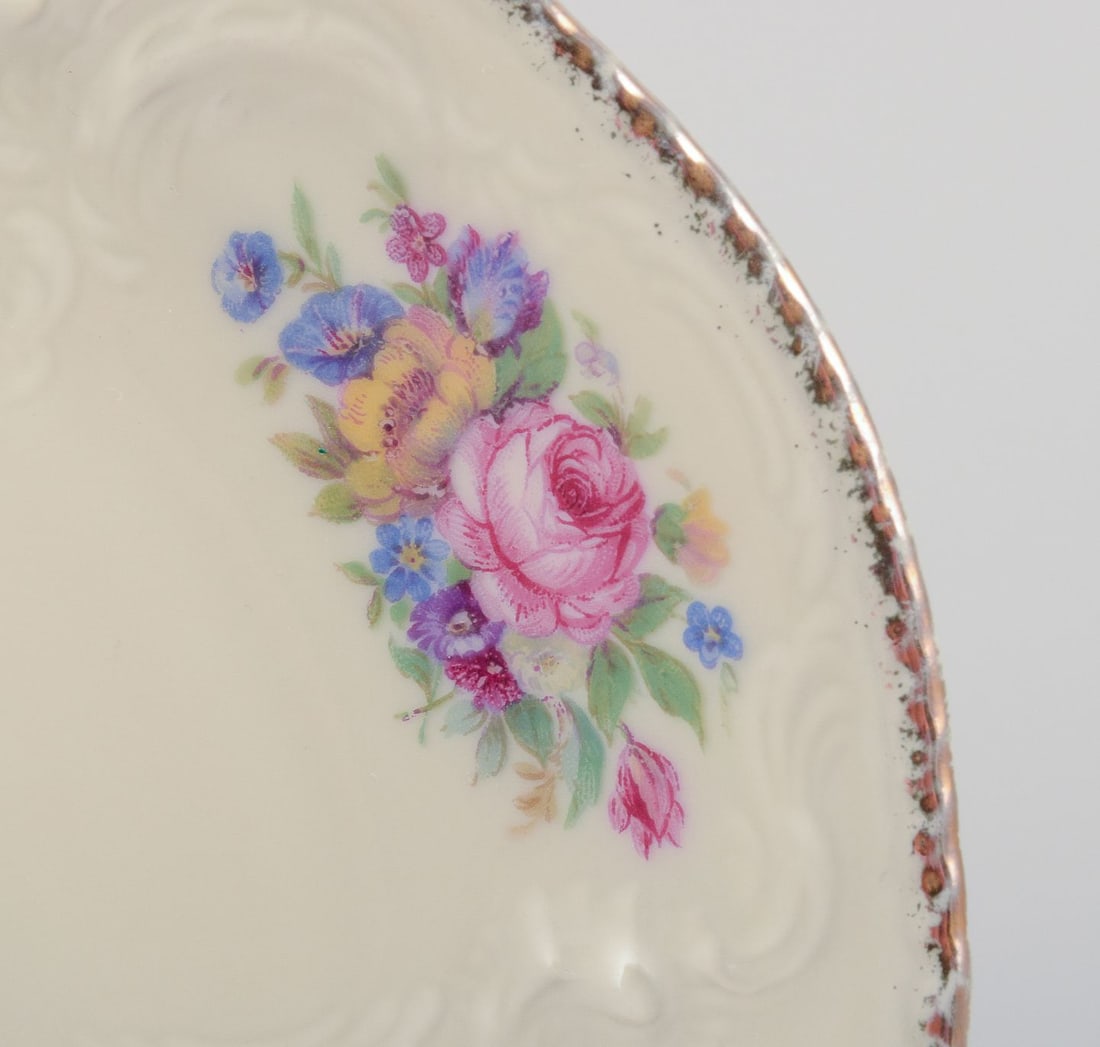 Rosenthal, seven-person "Sanssouci" coffee service. Decorated with polychrome floral motifs. Approx. - 6