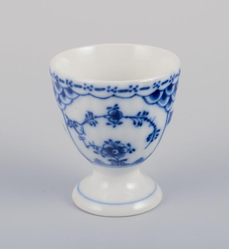 Royal Copenhagen Blue Fluted Half Lace, a set of four egg cups. Ca 1930 - 2