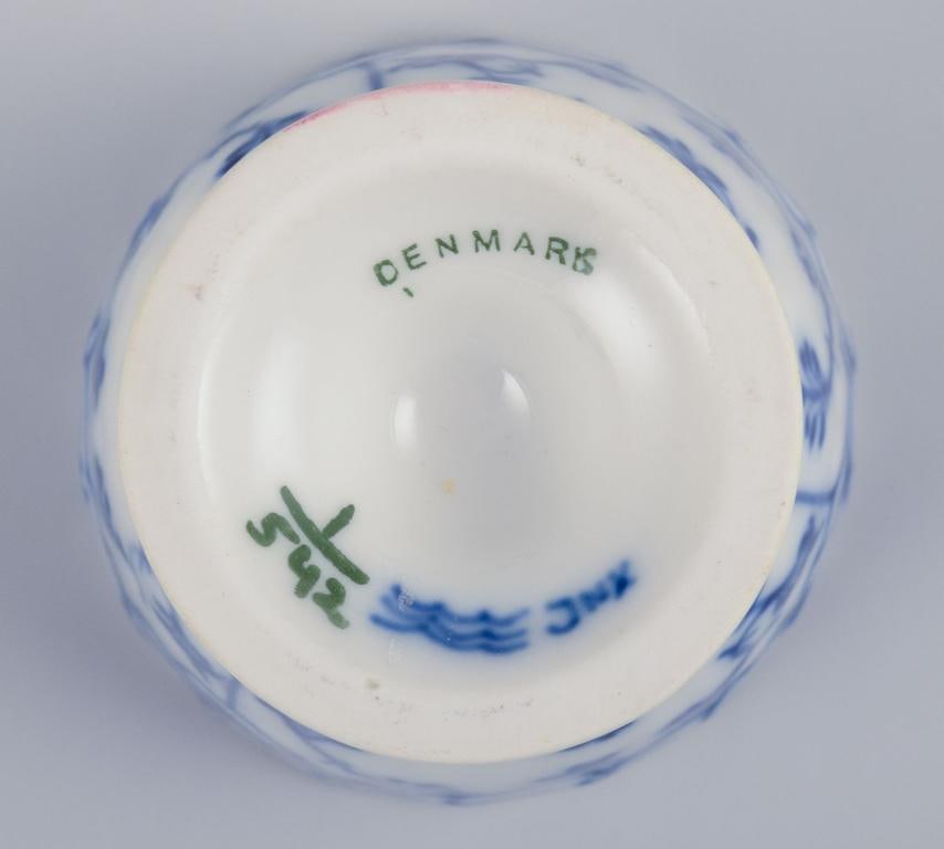 Royal Copenhagen Blue Fluted Half Lace, a set of four egg cups. Ca 1930 - 4