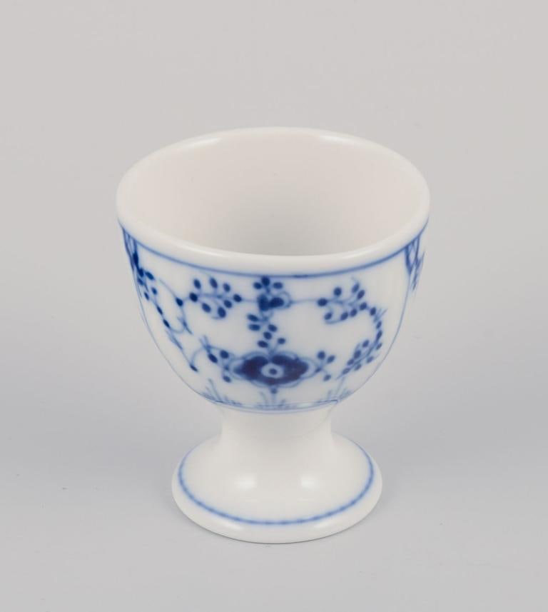 Royal Copenhagen Blue Fluted Half Lace. Six egg cups. Early 20th C. - 6