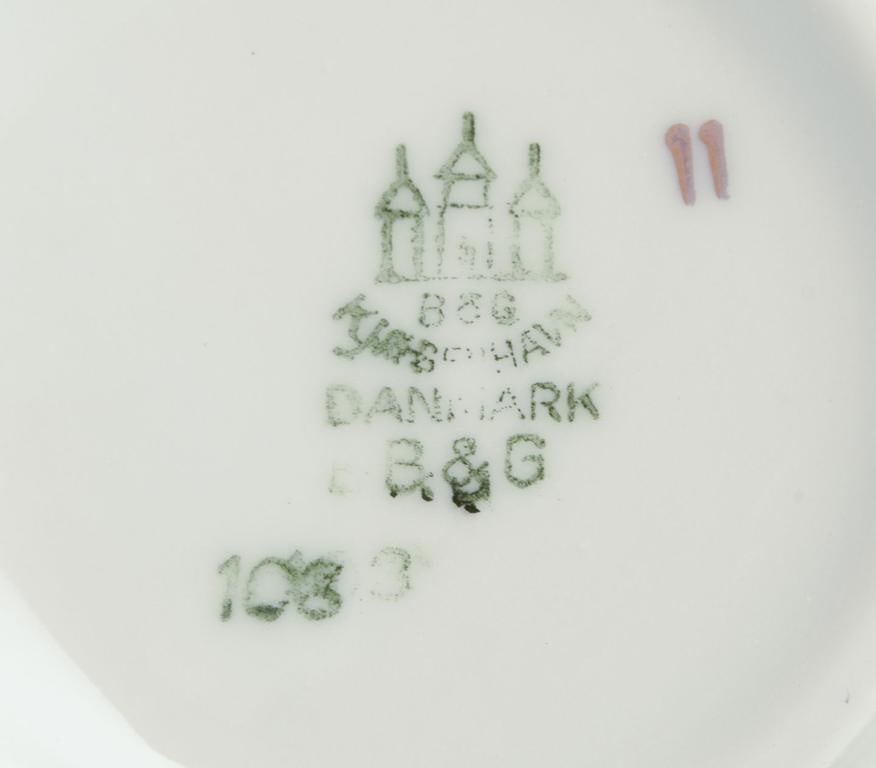 Bing and Grondahl, ”Mælkevej” (“Milky Way”). Five teacups with saucers. - 7