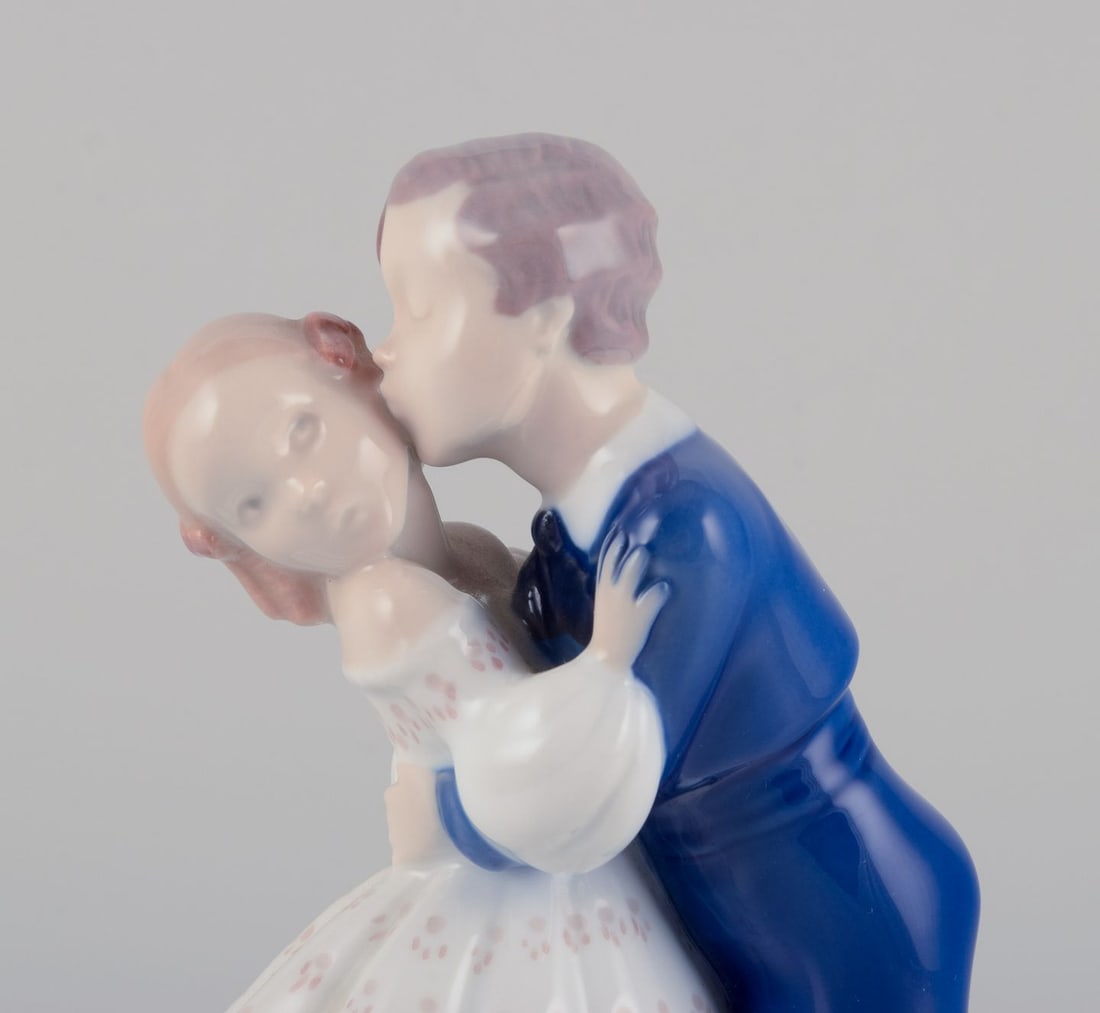 Bing & Grondahl, porcelain figurine of "Youthful daring".Ca. 1930s - 2