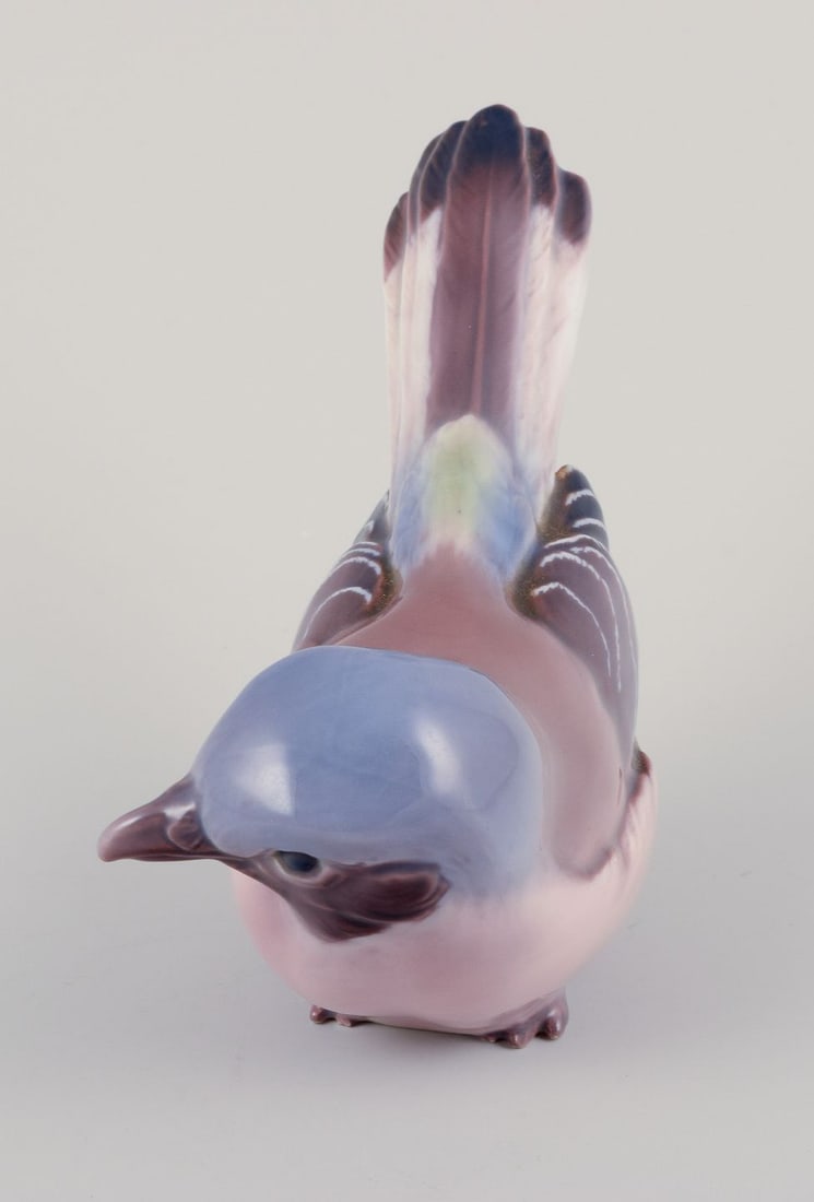 Dahl Jensen, porcelain figurine of a shrike. 1920/30s. - 3