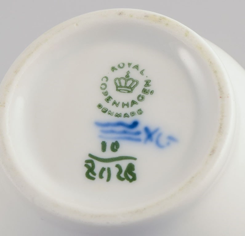 Royal Copenhagen Blue Flower Braided, creamer and sugar bowl in porcelain. - 5