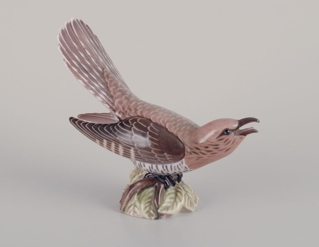 Dahl Jensen porcelain figurine of a cuckoo. - 3