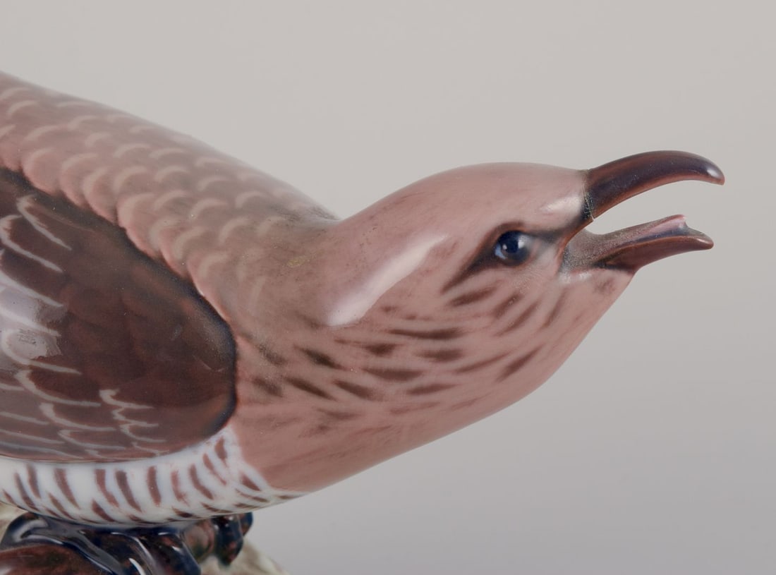 Dahl Jensen porcelain figurine of a cuckoo. - 4