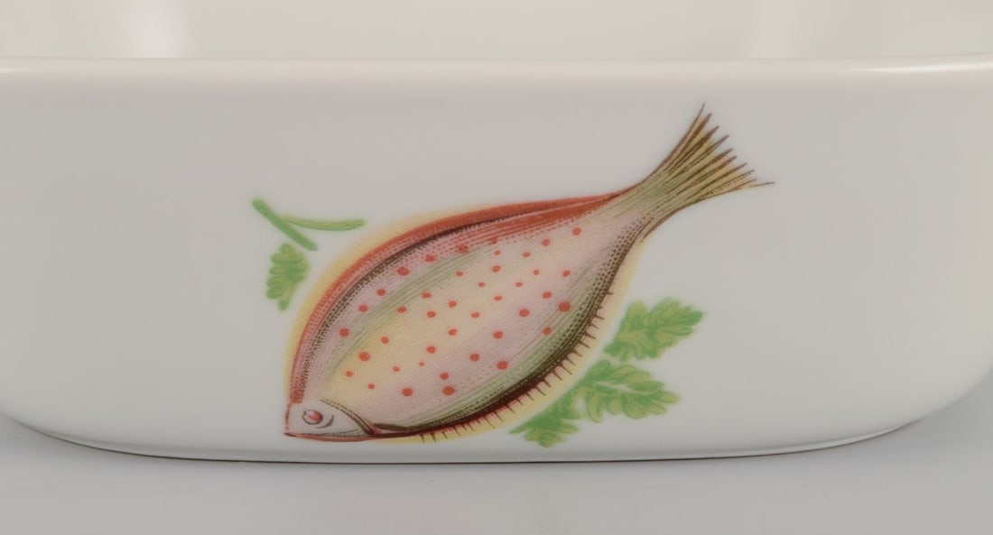 Danild/Lyngby, "Picnic". Two ovenproof dishes with handles. 1960s/1970s. - 5