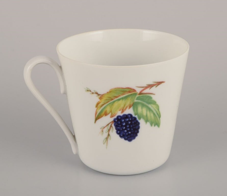 Danild/Lyngby, Denmark. "Picnic". Four porcelain coffee cups. 1960s/1970s. - 5