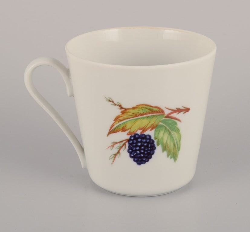 Danild/Lyngby, Denmark. "Picnic". Four porcelain coffee cups. 1960s/1970s. - 7