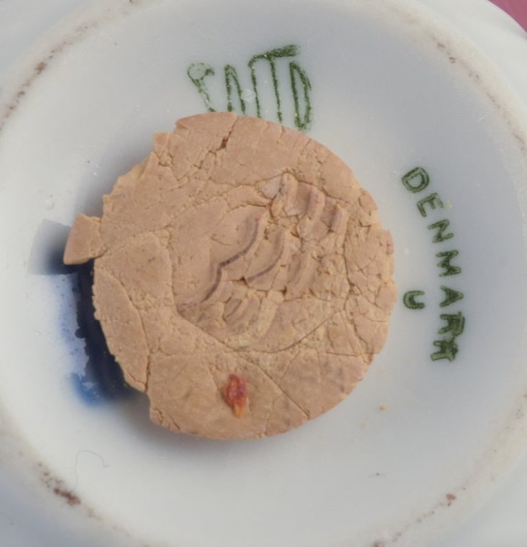 Axel Salto for Royal Copenhagen. Salt and pepper set in white porcelain. Circa 1960s. - 7