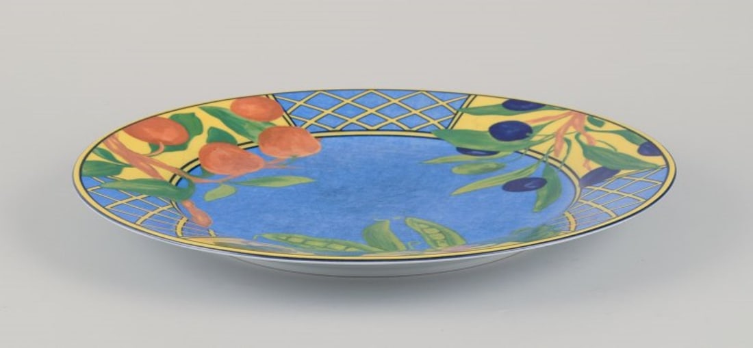 Laure Japy, Paris / Limoges, France. Porcelain cover plate with fruit motif. 1970s/80s. - 3