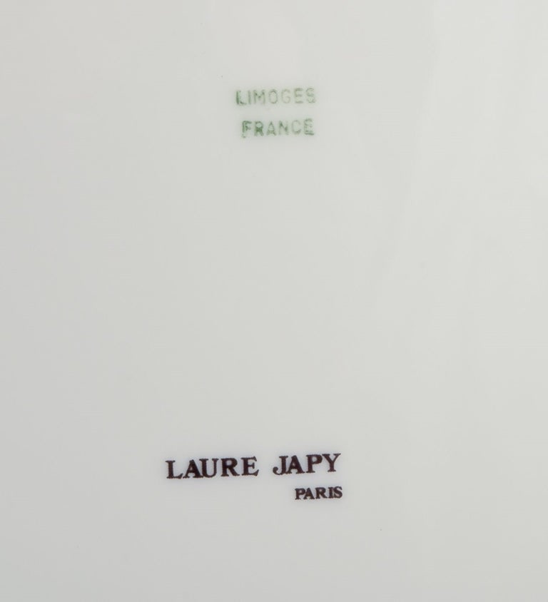Laure Japy, Paris / Limoges, France. Porcelain cover plate with fruit motif. 1970s/80s. - 5