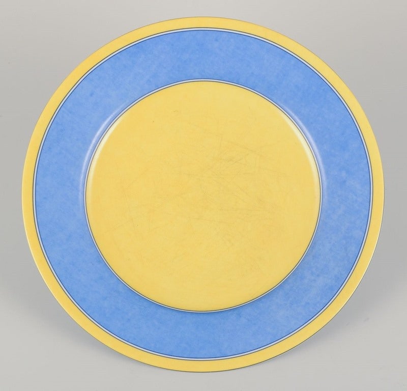 Laure Japy, Paris / Limoges, France. Three porcelain plates. 1970s/80s. - 2