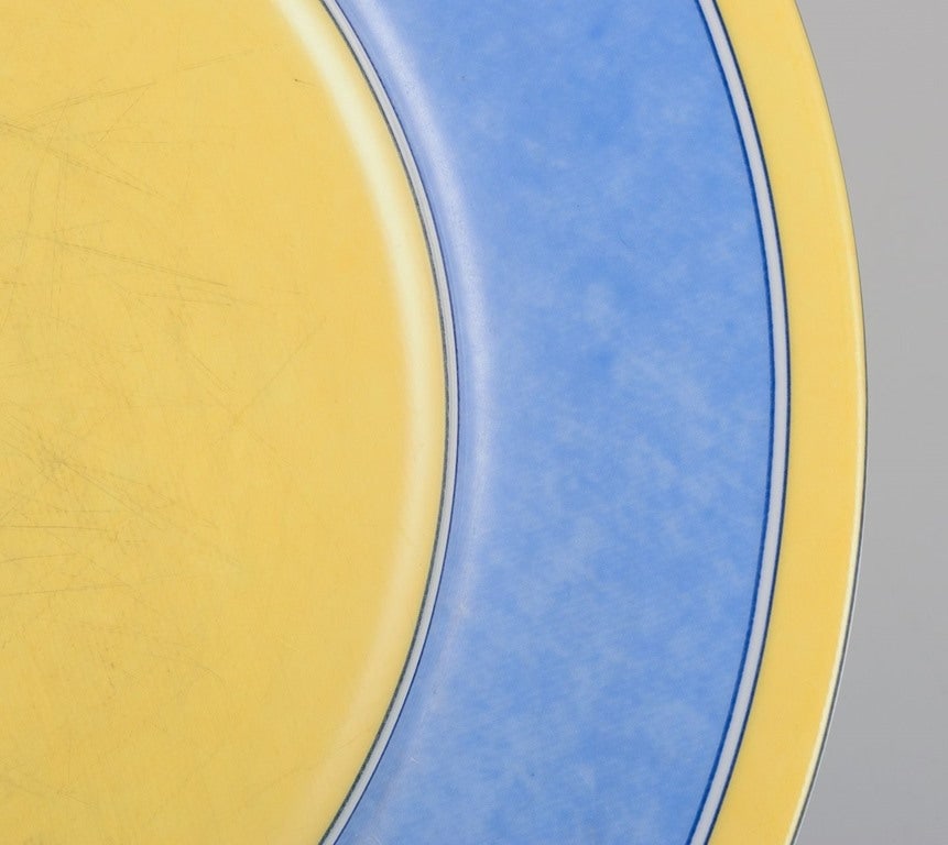 Laure Japy, Paris / Limoges, France. Three porcelain plates. 1970s/80s. - 3