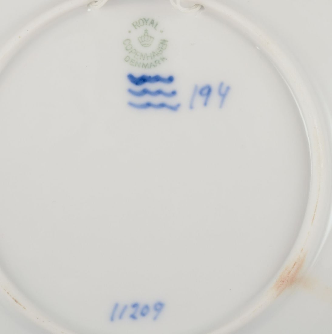 Royal Copenhagen, two Christmas plates. Years: 1921 and 1924. - 7