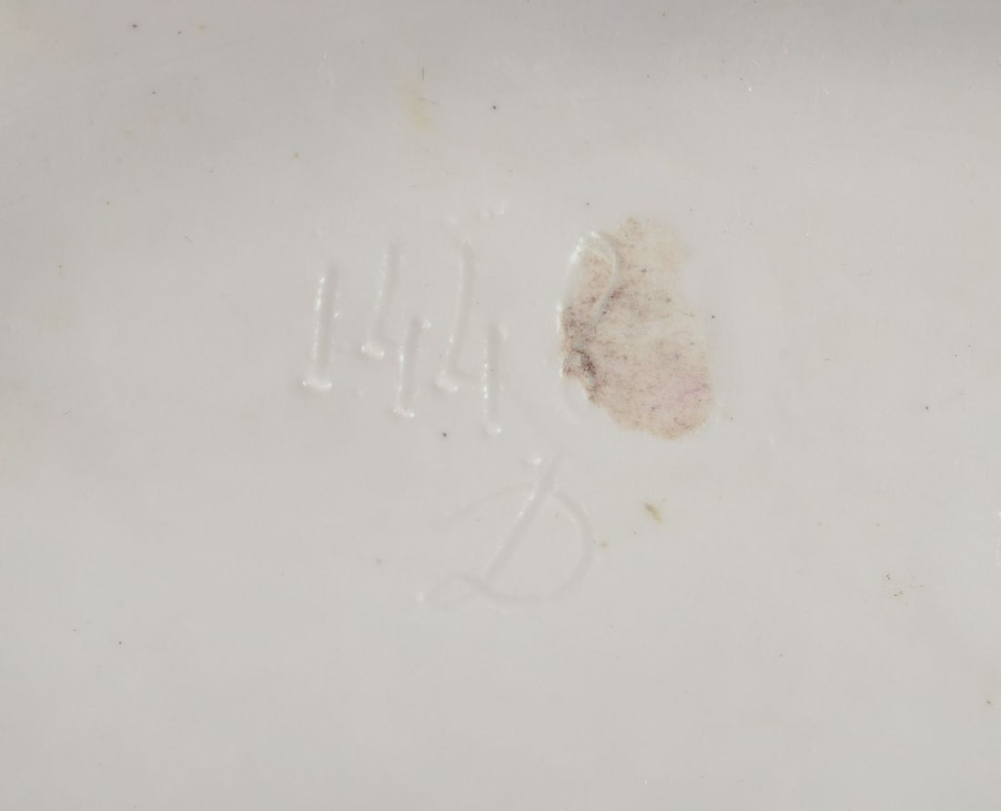 Meissen, Germany. Large porcelain group of three noble figures. 19th C. - 9