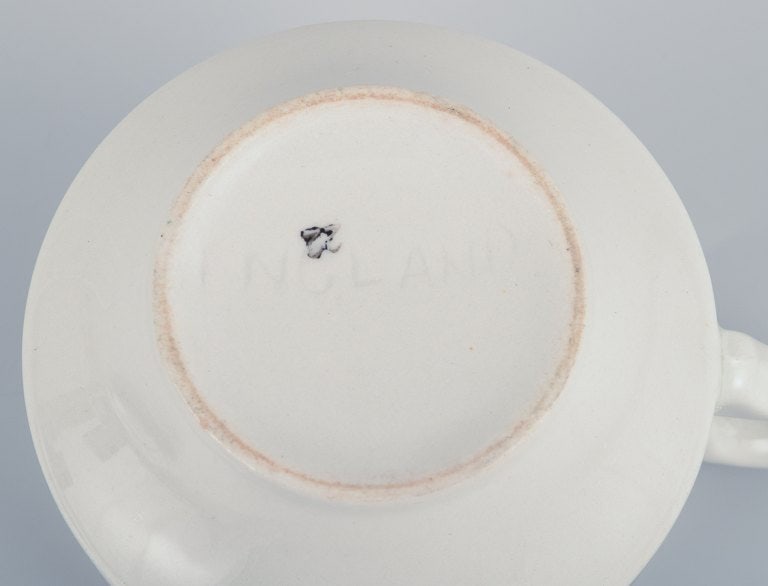 Kathie Winkle for Broadhurst, England. Set of six "Eclipse" coffee cups and six plates. - 7